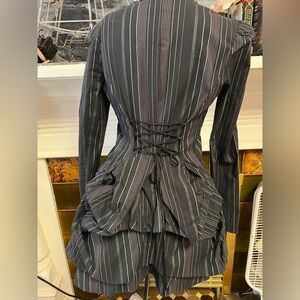 Betsey Johnson bustled jacket/ blazer